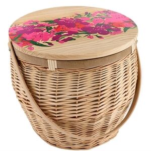 Santa Barbara Design Studio Picnic Basket Fully Insulated Large $120 New!